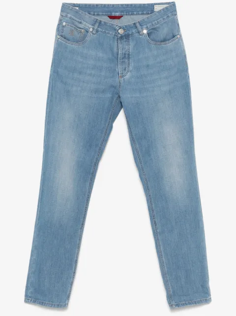 Brunello Cucinelli jeans con dobladillo vuelto