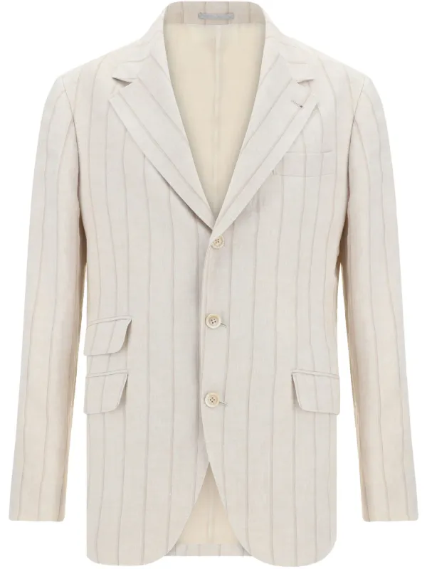 ブルネロクチネリ　BRUNELLCUCINELLI リネン　ジャケット BRUNELLO CUCINELLI】ブルネロクチネリ『リネン混 テーラード