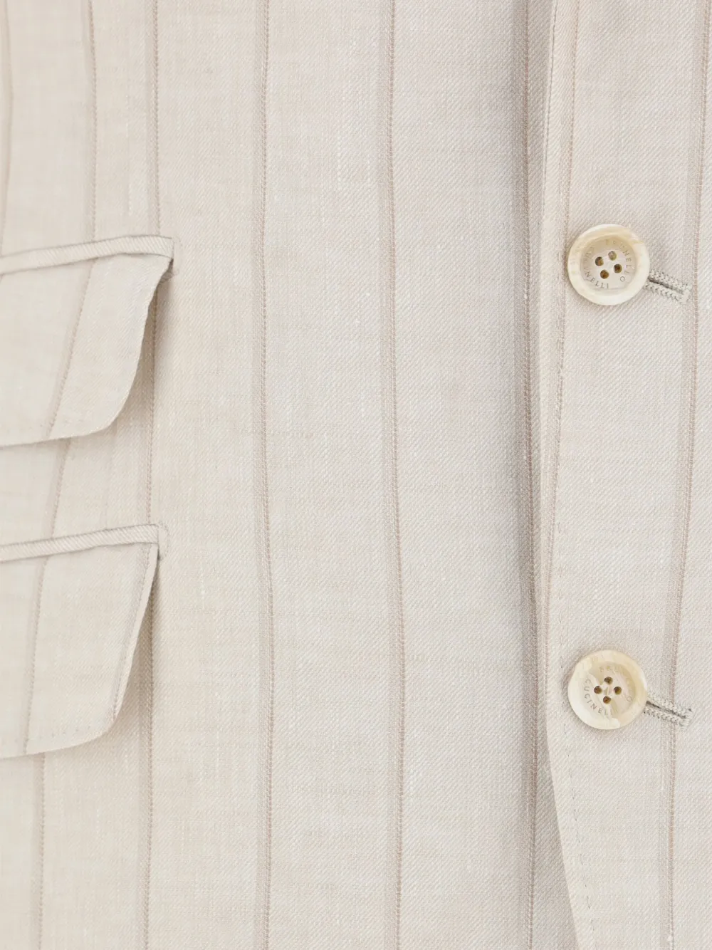 Brunello Cucinelli Linnen blazer Beige