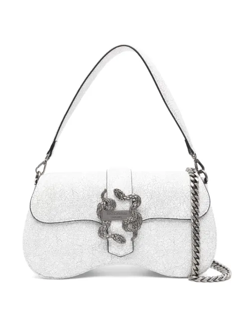 Just Cavalli cracked-effect shoulder bag