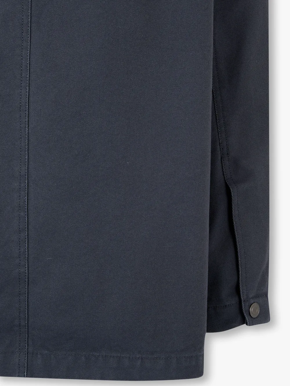 STUDIO TOMBOY Canvas jack met ribfluwelen kraag Grijs