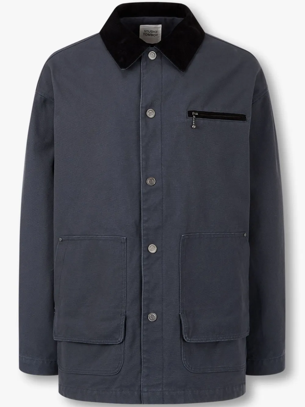 STUDIO TOMBOY CORDUROY-COLLAR CANVAS JACKET