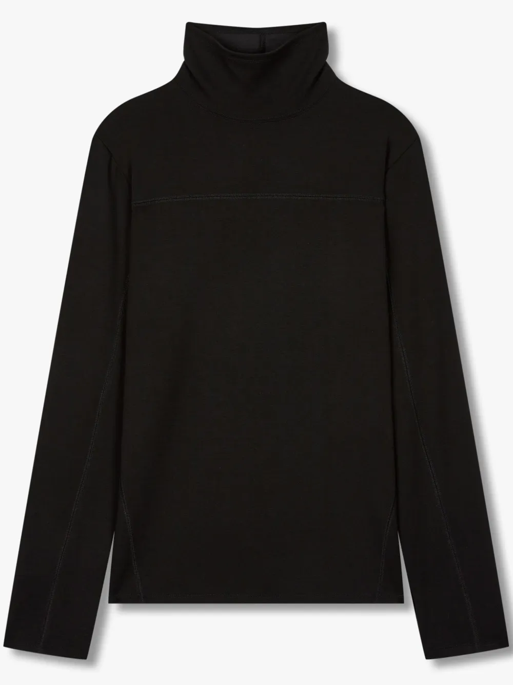 Studio Tomboy Roll-neck Long-sleeve T-shirt In Black