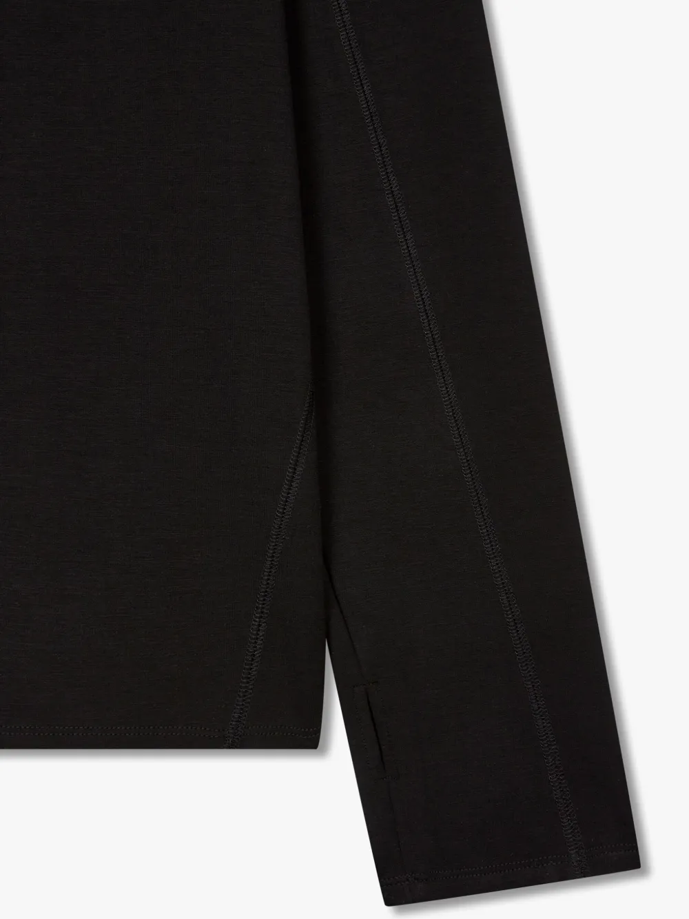 STUDIO TOMBOY T-shirt met lange mouwen en col Zwart