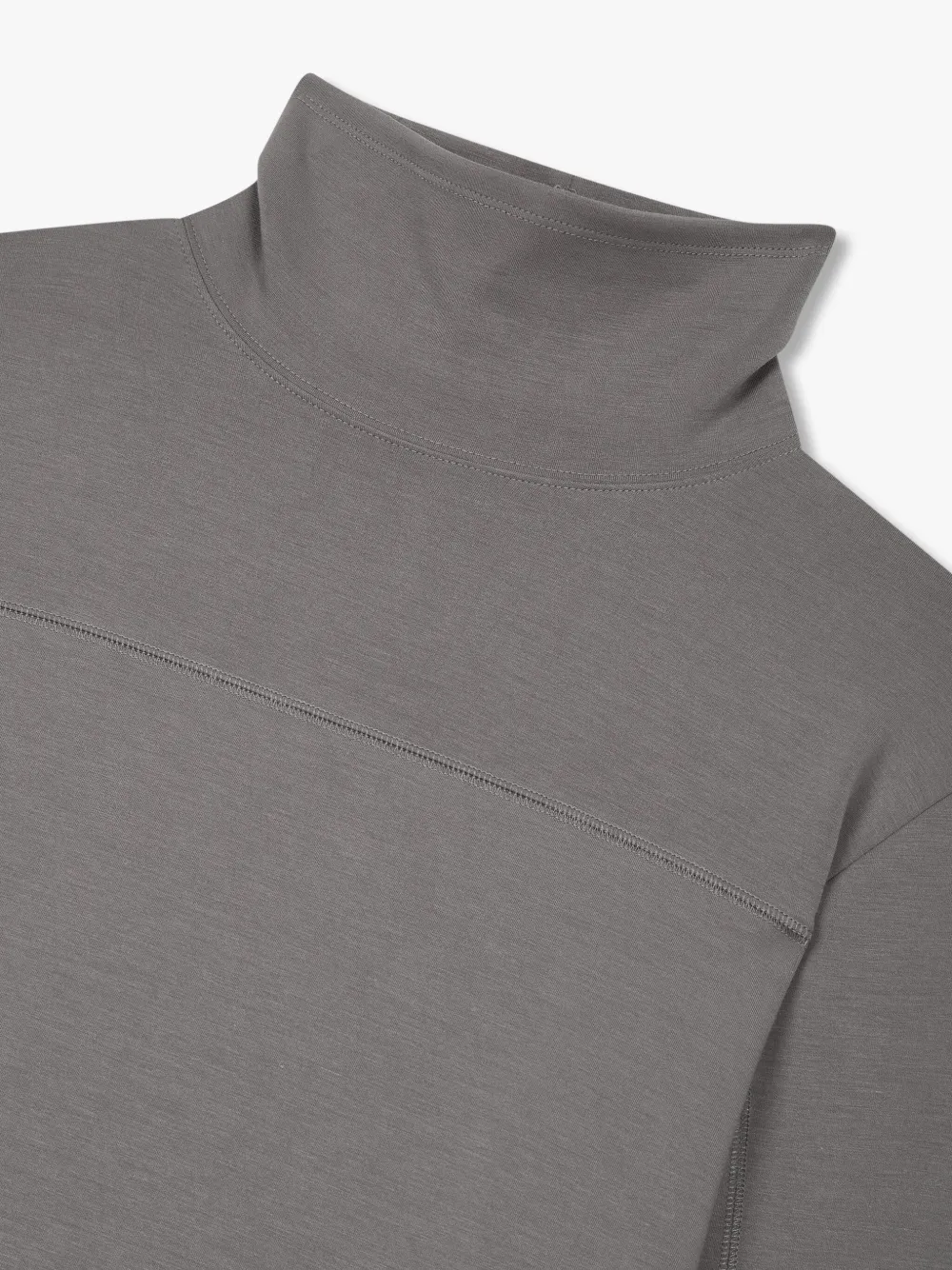 STUDIO TOMBOY T-shirt met lange mouwen en col Grijs