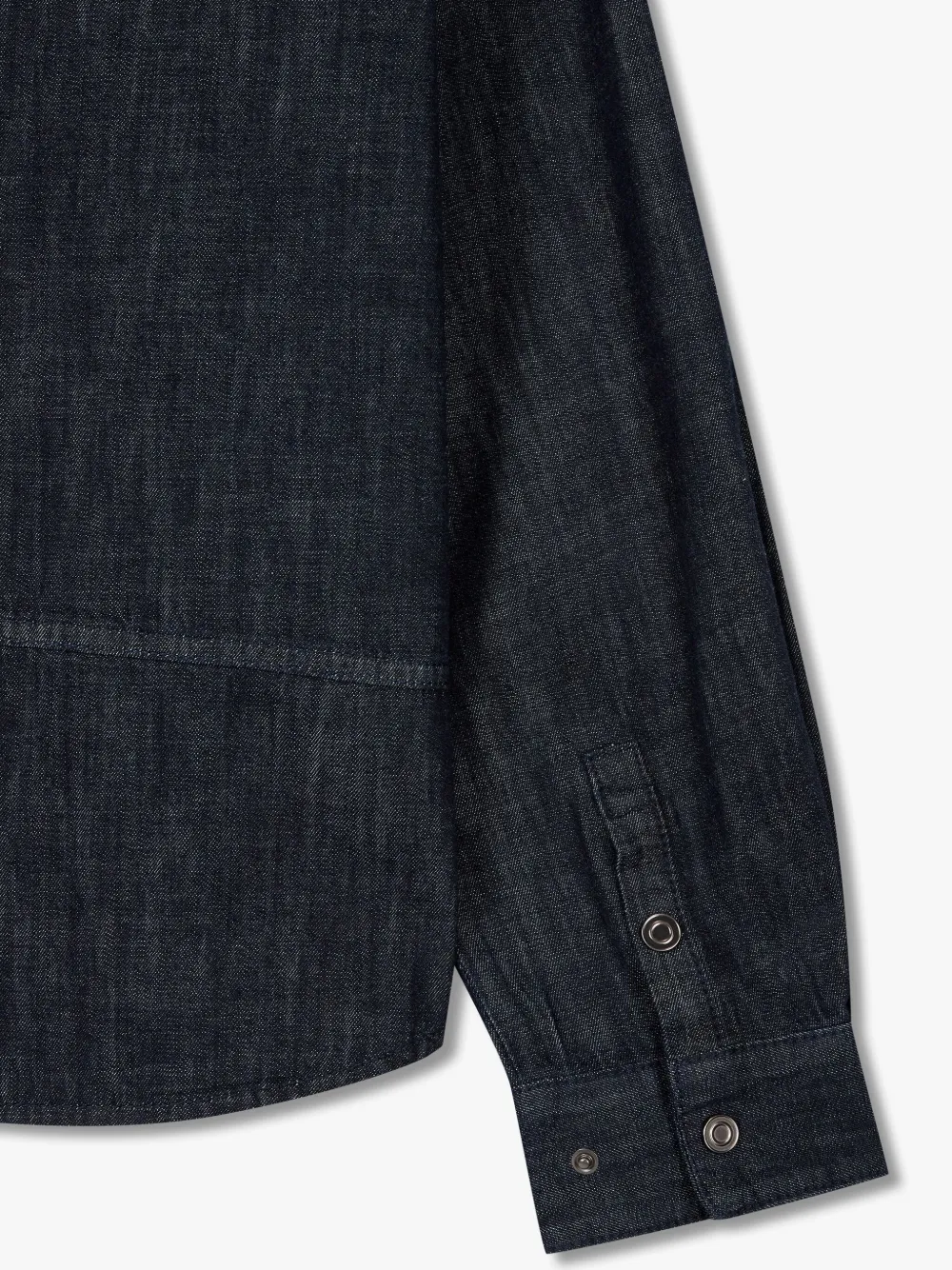 STUDIO TOMBOY Denim shirt met zakken Blauw