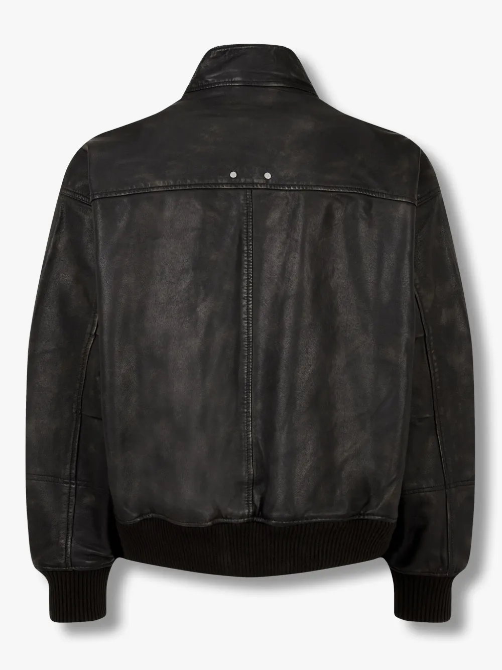 STUDIO TOMBOY leather biker jacket - Zwart