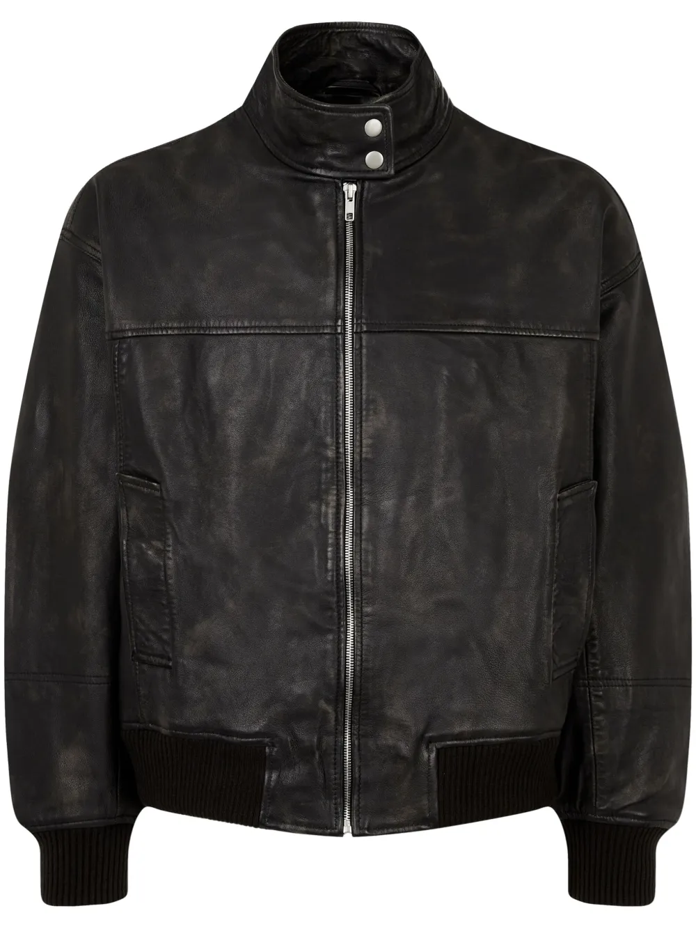 STUDIO TOMBOY leather biker jacket - Nero
