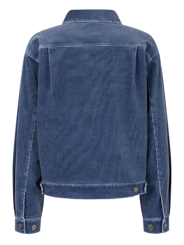 STUDIO TOMBOY コーデュロイ シャツジャケット | ブルー