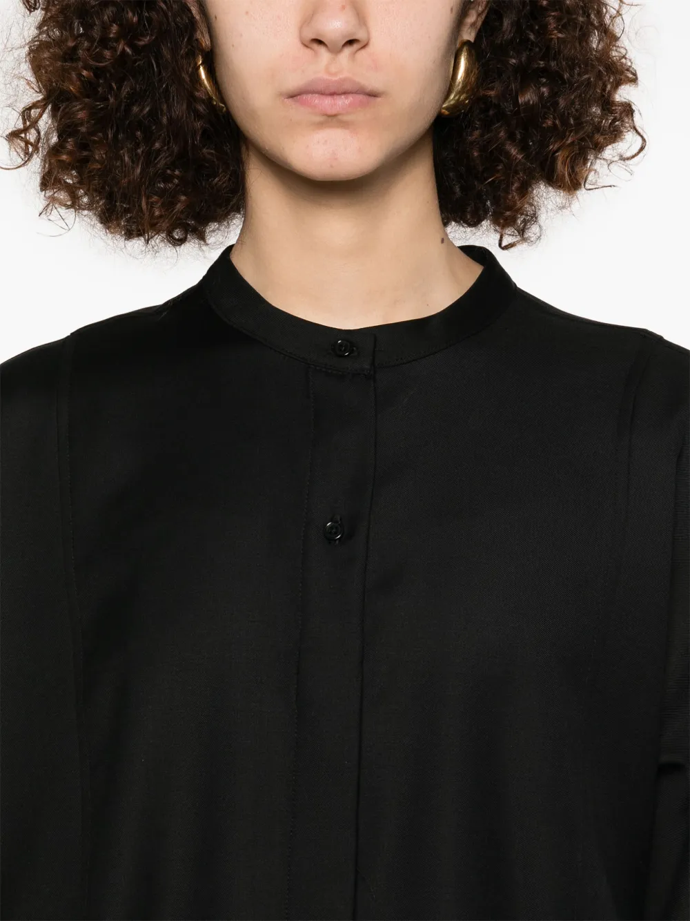 Shop Loulou Studio Aylin Blouse In Schwarz