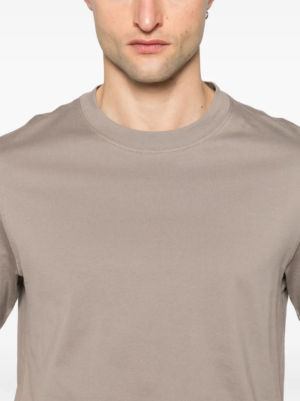 Brunello Cucinelli Katoenen T-shirt Beige