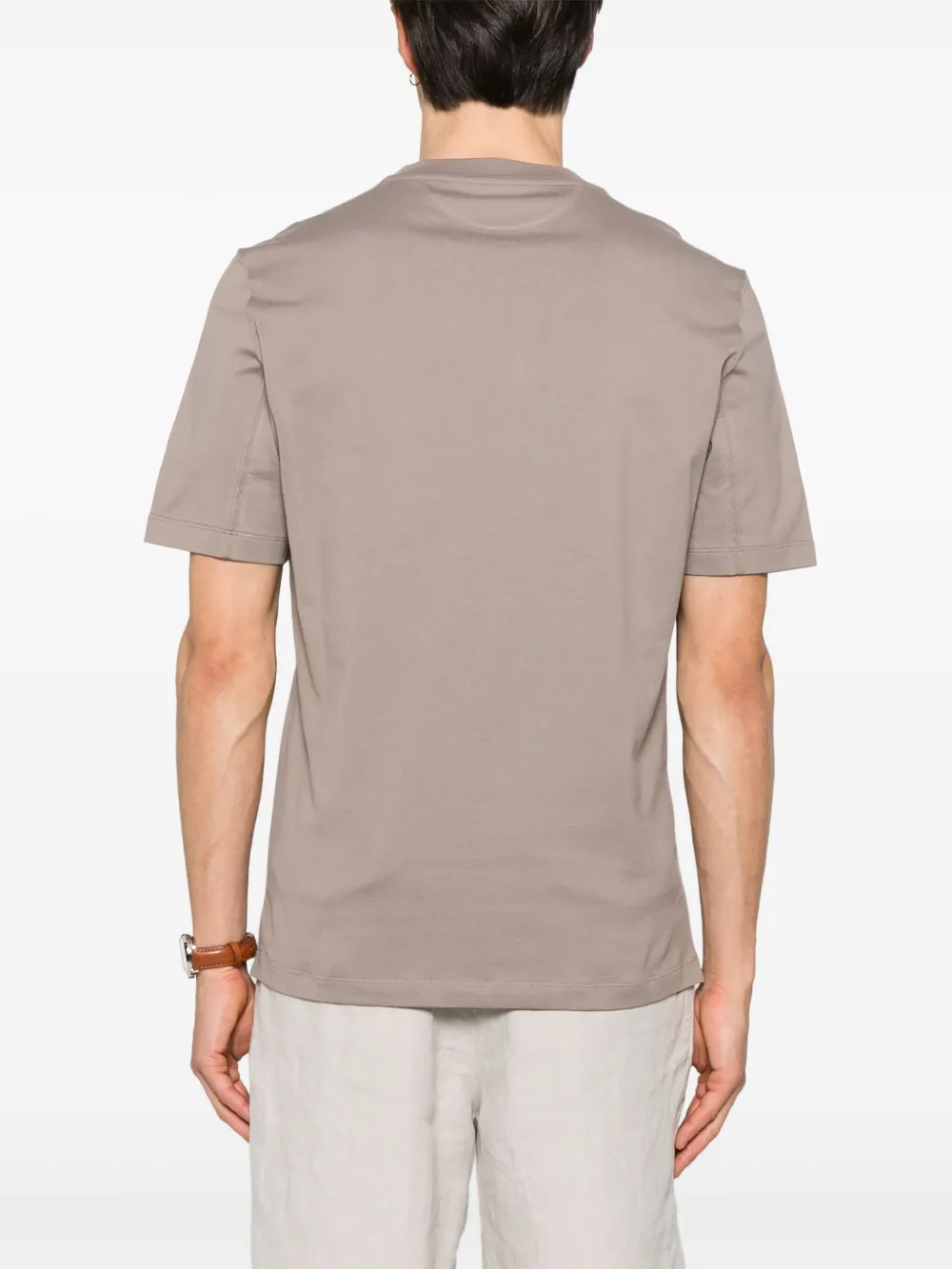 Brunello Cucinelli Katoenen T-shirt Beige