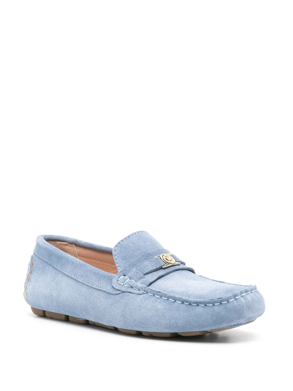 Pollini suede loafers Blue