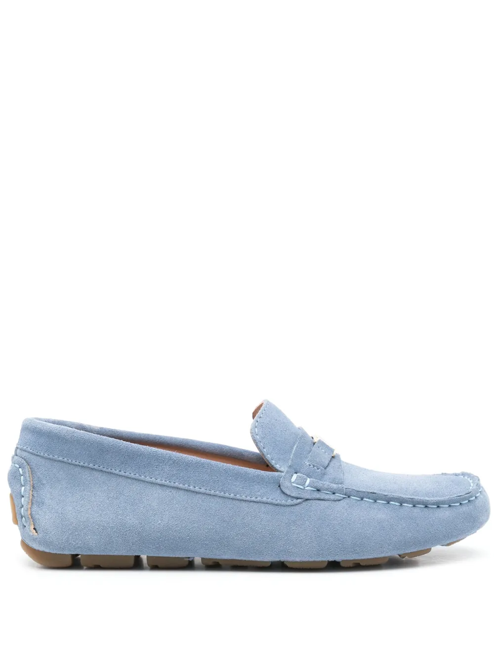 Pollini suede loafers Blue