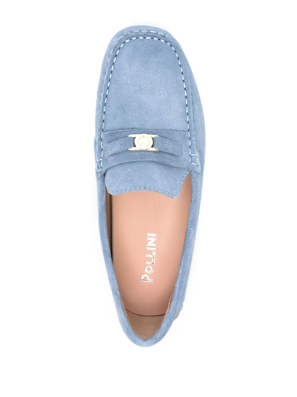 Pollini suede loafers Blue