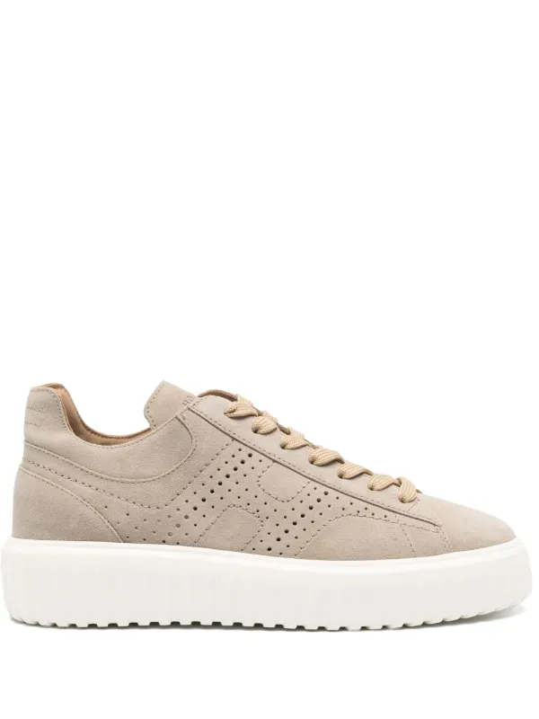 【Hogan】ホーガン 'H-stripes' スニーカー メンズ Hogan H-Stripes スニーカー | ニュートラル | FARFETCH JP