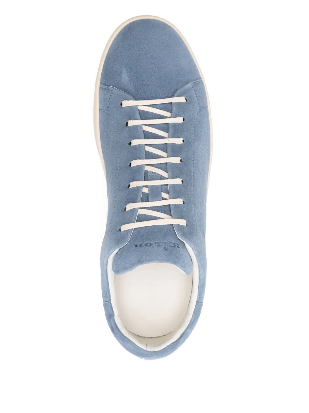 Kiton suede sneakers Blue