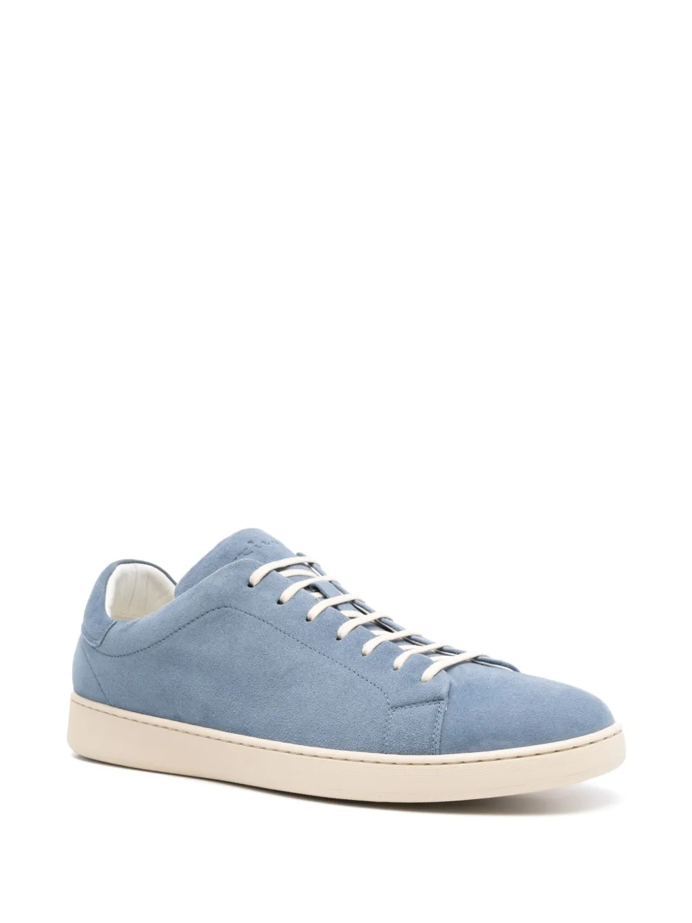 Kiton Suède sneakers - Blauw