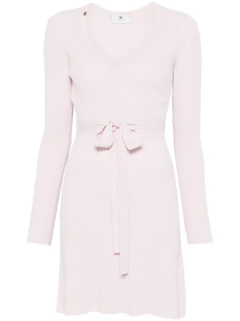 Elisabetta Franchi vestido corto de canalé