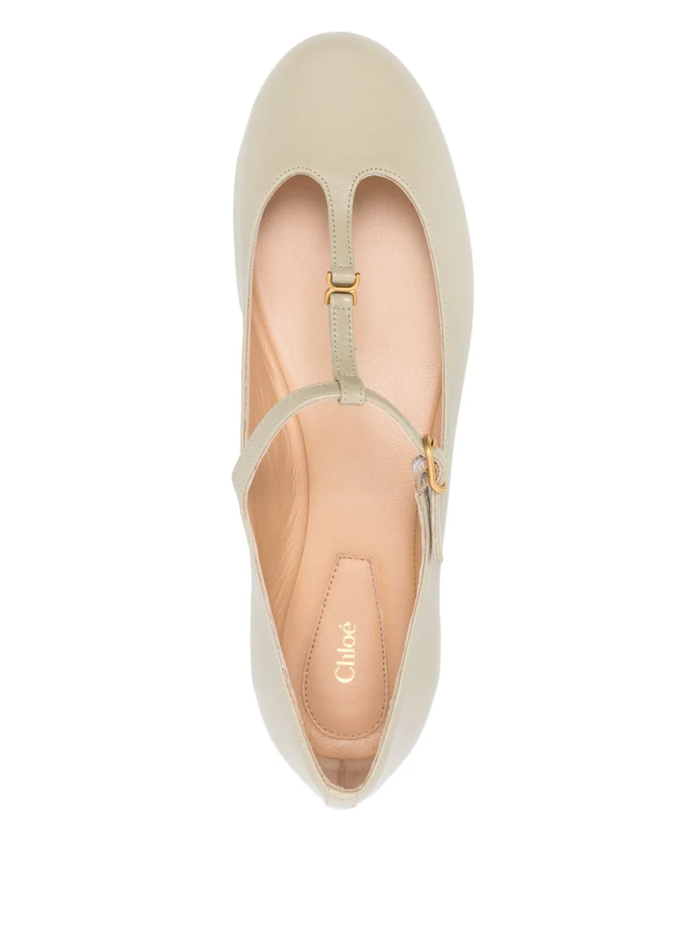 Chloé Marcie ballet flats Green
