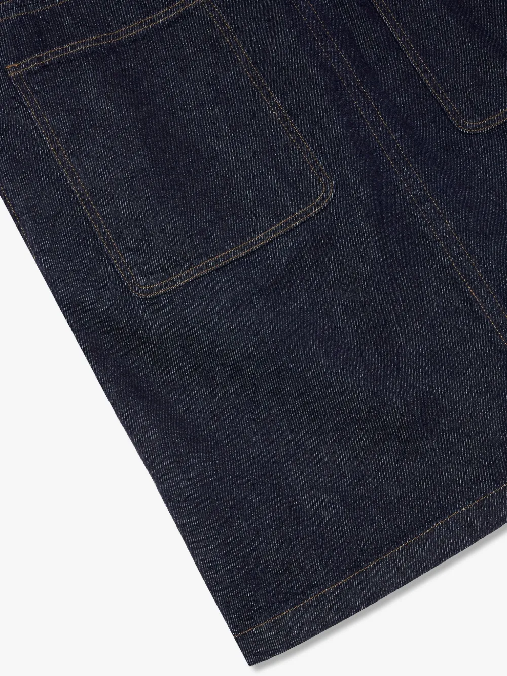 Studio Tomboy Denim Mini Dress In Blue