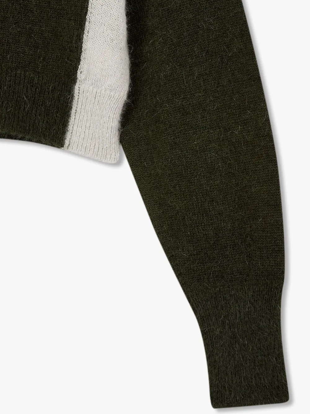 STUDIO TOMBOY Vest met colourblocking Groen