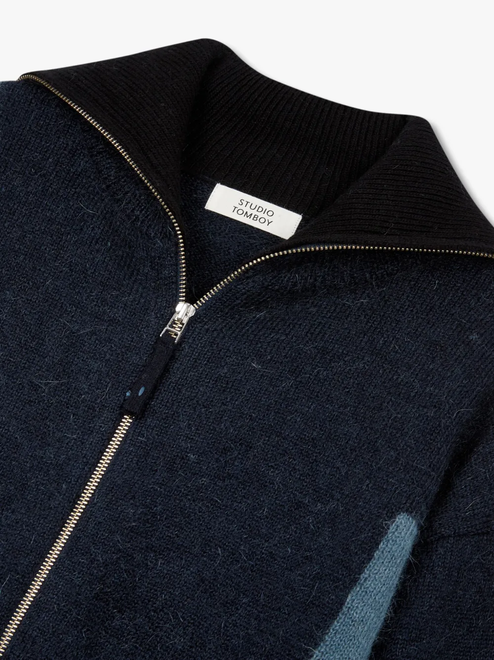 STUDIO TOMBOY Vest met colourblocking Blauw