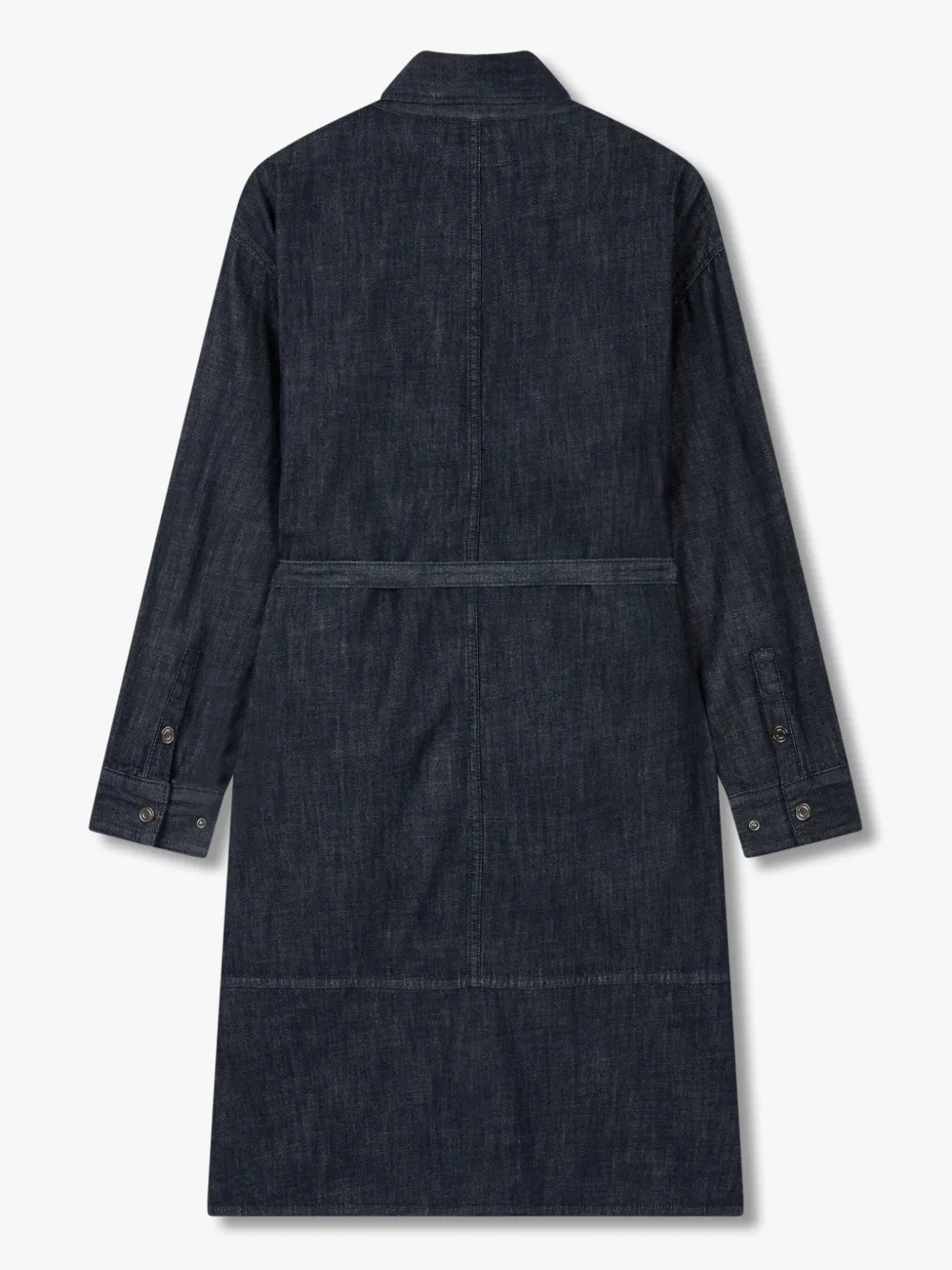 STUDIO TOMBOY denim midi dress - Blauw