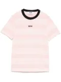 MSGM striped T-shirt - Pink