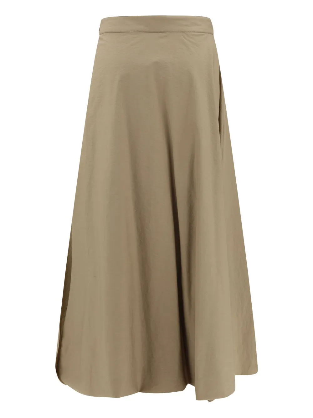 Brunello Cucinelli bubble-hem maxi skirt - Beige