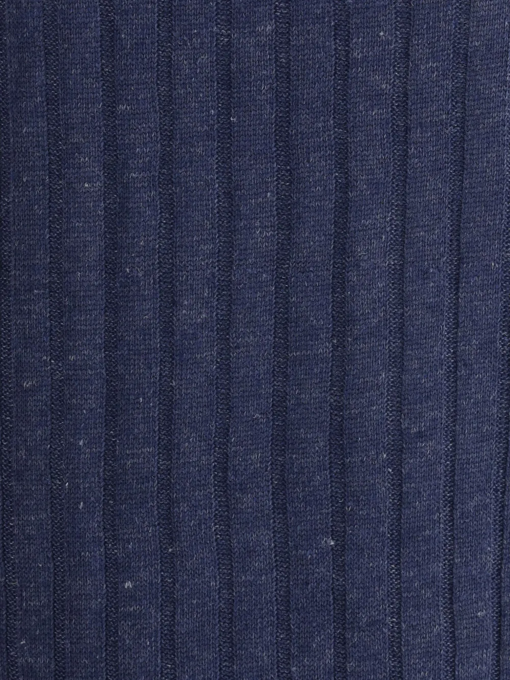 Brunello Cucinelli Ribgebreid T-shirt Blauw