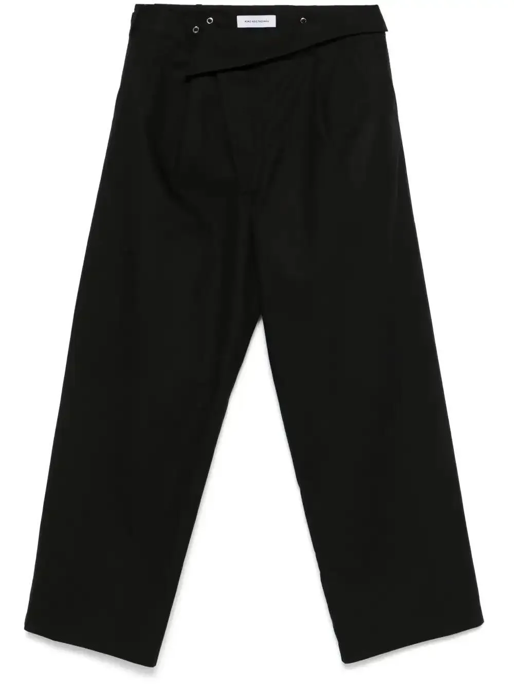 Shop Kiko Kostadinov Navin Trousers In Black