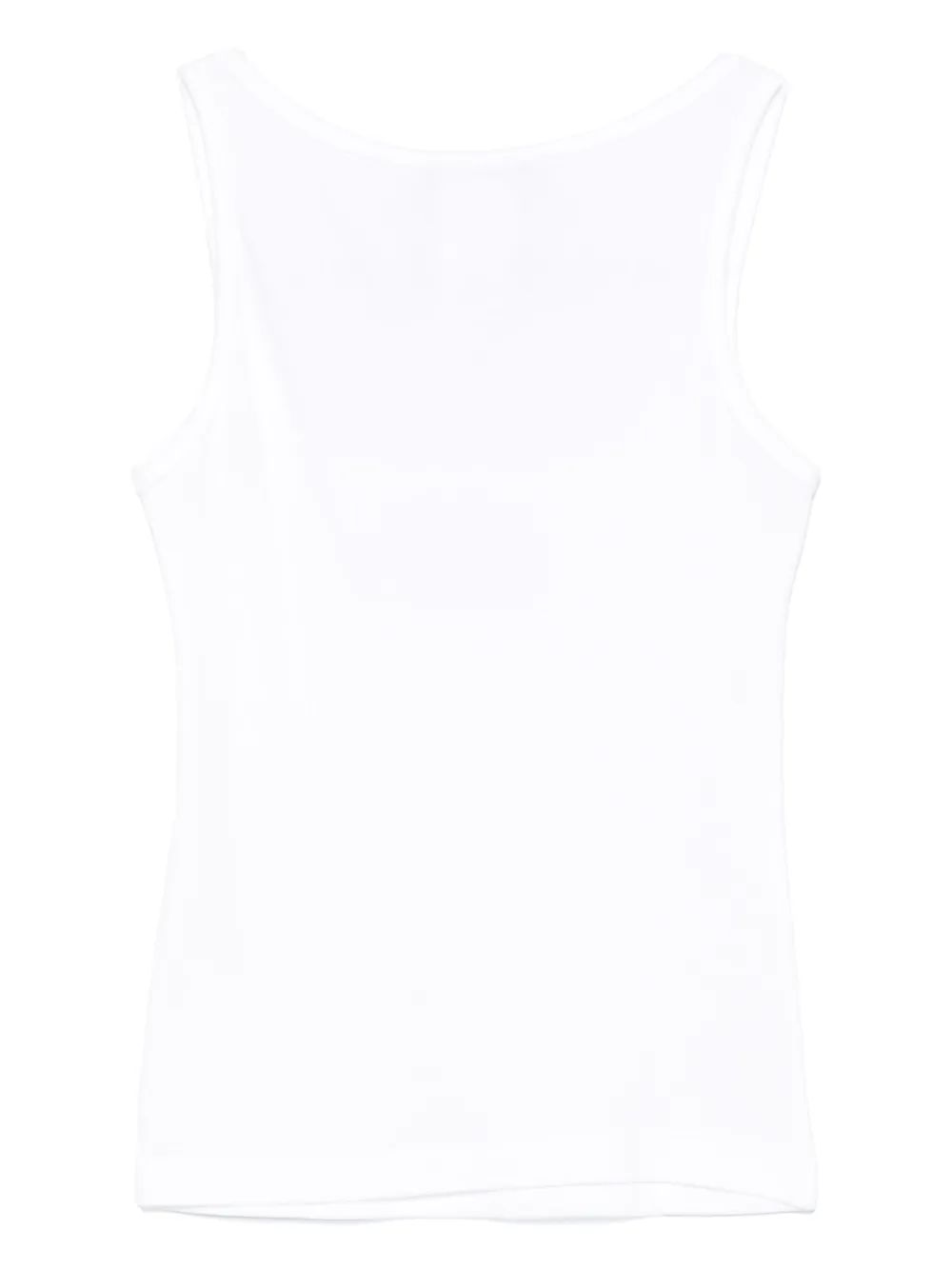 Versace Tanktop met logopatch - Wit