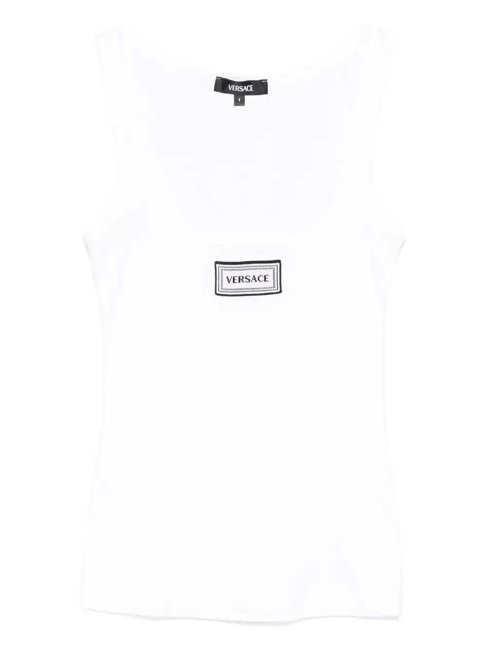 logo-patch tank top
