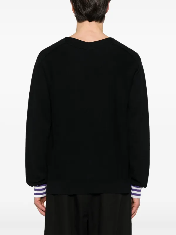 KIKO KOSTADINOV ブラックニットセーター 48 Kiko Kostadinov クルーネック セーター | ブラック | FARFETCH JP