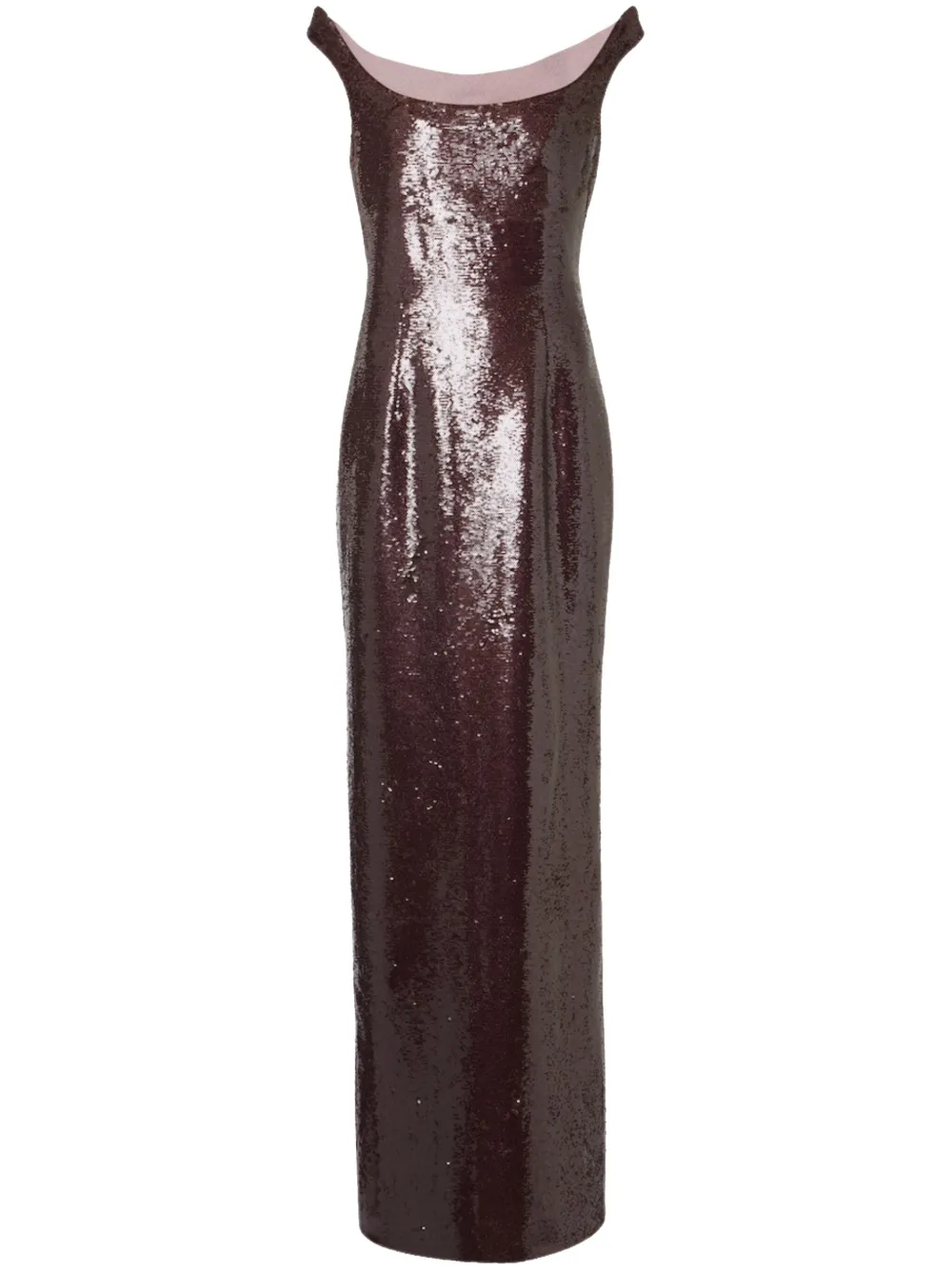 Roland Mouret Asymmetrische avondjurk Bruin