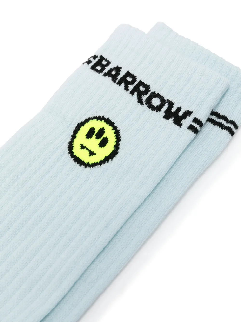 BARROW Sokken met intarsia logo - Blauw