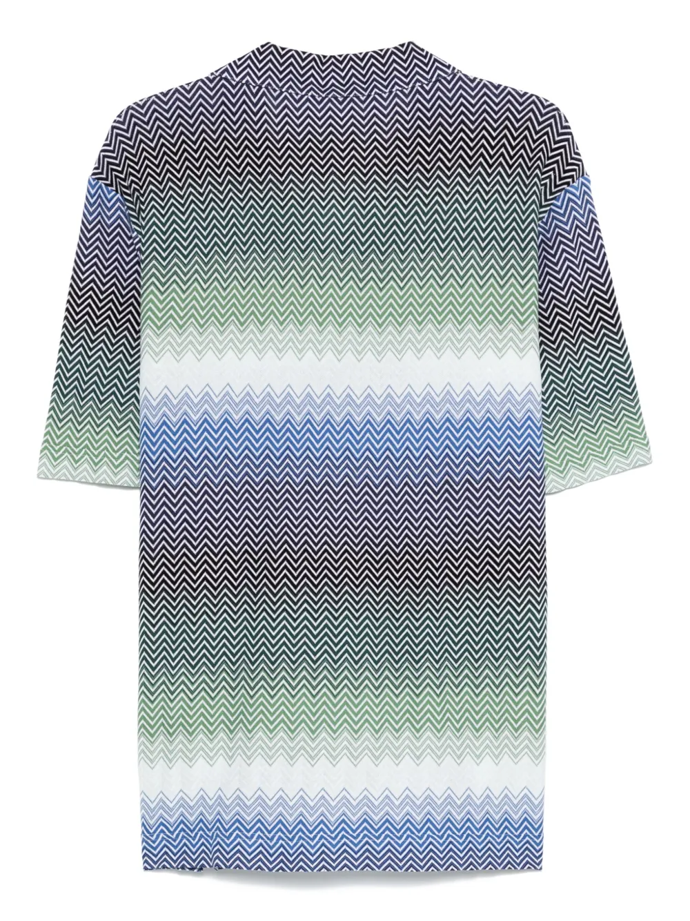 Missoni Overhemd met zigzag-patroon - Blauw