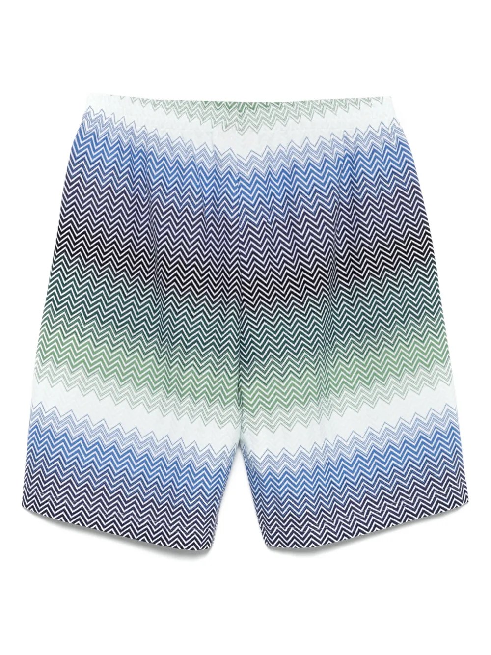 Missoni Shorts met zigzag patroon - Blauw