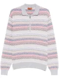 Missoni chevron polo shirt - White