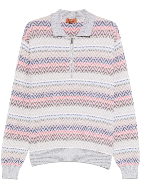 Missoni chevron polo shirt