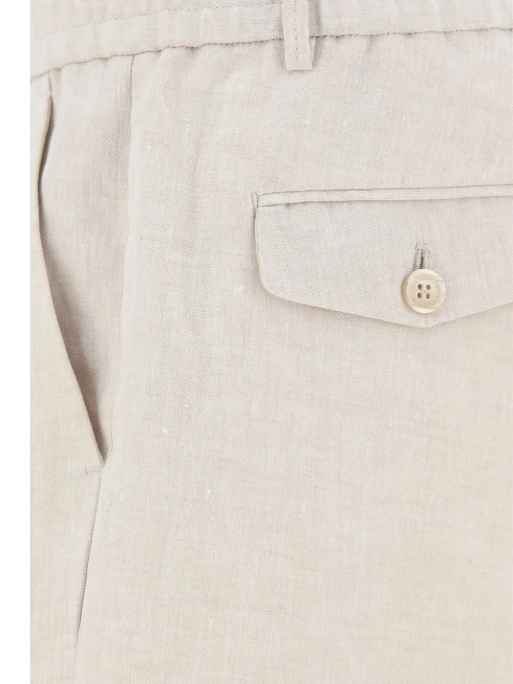 Brunello Cucinelli Linnen bermuda shorts Beige