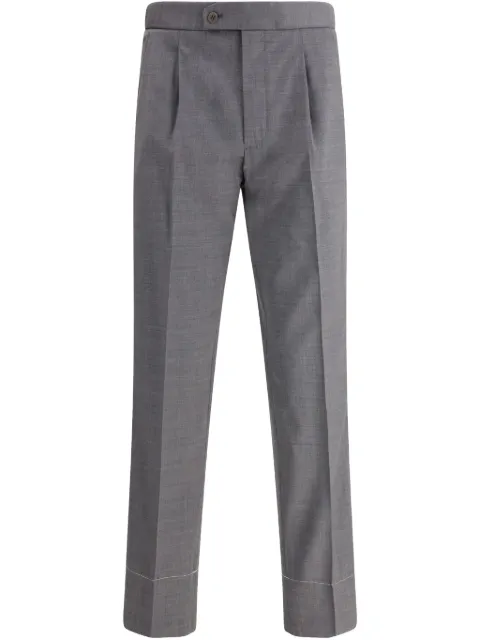 Brioni pantalon à couture contrastante