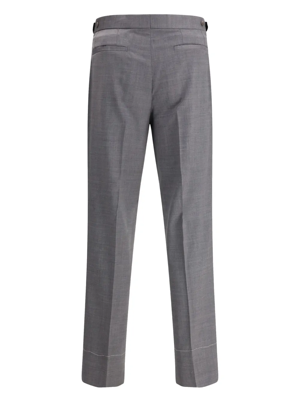 Brioni Broek met stikseldetail - Grijs