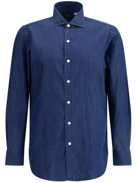 Finamore 1925 Napoli button-up cotton shirt 