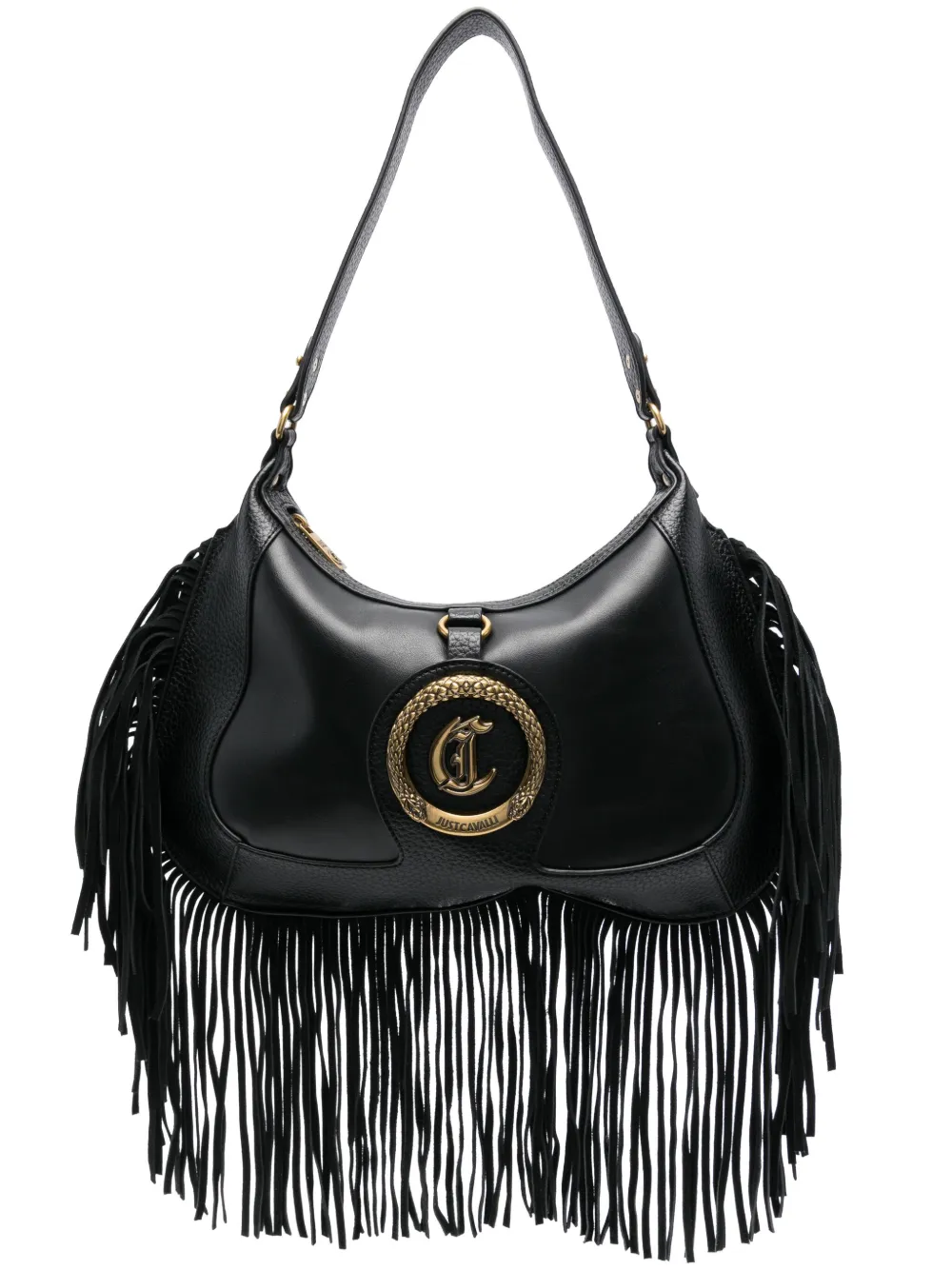 fringed-edge shoulder bag