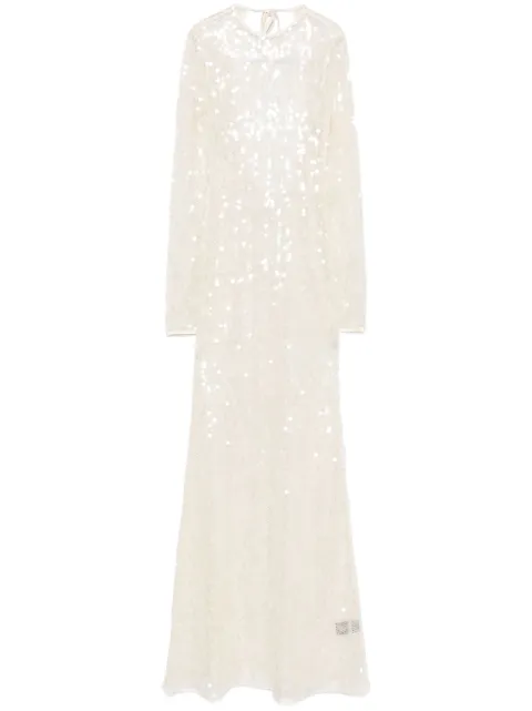 David Koma sequinned gown