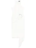 David Koma crystal-embellished gown - White