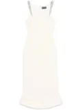 David Koma crystal-embellished gown - Neutrals