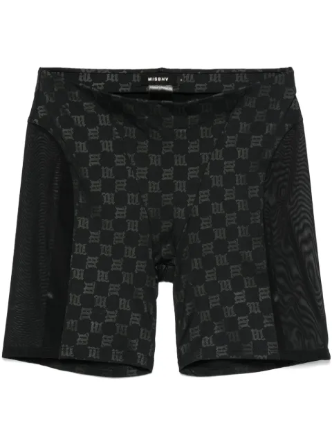 MISBHV shorts biker con monograma